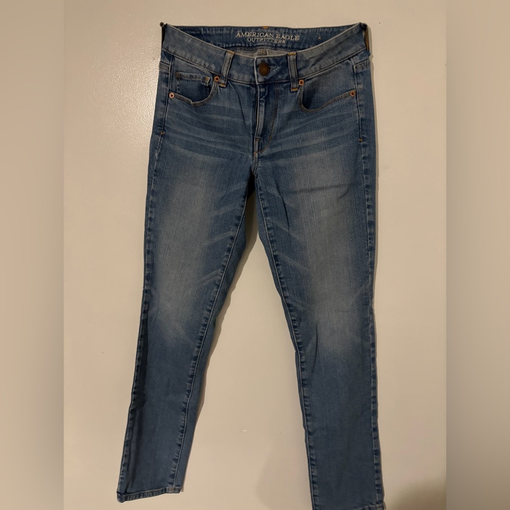 American Eagle Outfitters Light Blue Skinny Jeans